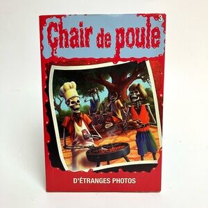 Chair de poule #3 1993 Goosebumps 90s R.L. Stine French Book Quebec Heritage
